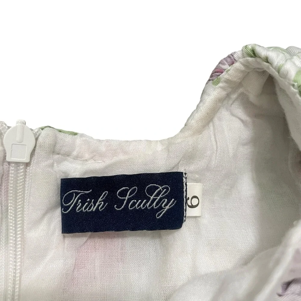 Trish Scully Girls Floral Lace Flutter Sleeve Dress |‎ Size 6